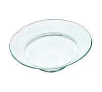 FytStycale Placa Aceitera Plato Recambio Cristal Aromatizador Bandeja Portavelas Cera Aromática Reutilizable Y Resistente Adecuada para Oficina, l, Individual