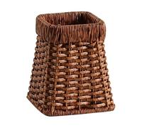 FytStycale Porta Utensilios de Cocina Hecho a Mano con Florero Decorativo de Imitación de Ratán, Pequeño Estuche de Escritorio para Comedor, Style a, tal como se describe