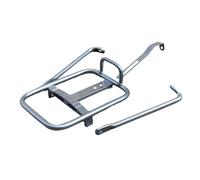 FytStycale Portaequipajes Delantero Bicicleta Estante para Equipaje Soporte Ciclismo Frontal Portaequipaje Plegable Bicicleta Fabricado en Aleación de Aluminio R, Plata