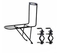 FytStycale Portaequipajes Delantero para Bicicleta Multifuncional Portabultos Frontal para Bicicleta Marcos Protectores Laterales Cicloturistas, Acero + Abrazadera Universal