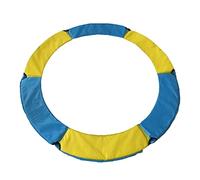 FytStycale Protector Cubierta de Borde Redondo Esponja Impermeable Fácil de Retirar Resistente Adecuada para Prevenir Accidentes Jardín Exterior, Amarillo Azul 1.2m