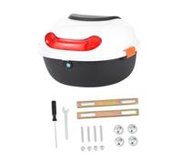 FytStycale Rear Trunk Caja Portaequipaje Trasera con Cierre Lateral Seguro PP Ligero Almacenamiento Accesorios Pequeños Baúl Adecuado, Blanco