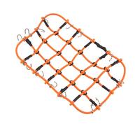 FytStycale Red Cargo Coche RC Red Elástica Accesorio Soporte Portaequipajes Hecha de Caucho Resistente Y Ganchos Adecuada para Automóviles Teledirigidos Decoraci, Naranja