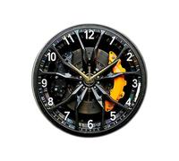 FytStycale Reloj de Pared, Diseño Automotriz Moderno, Reloj Silencioso, Aspecto Decorativo 2D, Acrílico, Fácil de Leer, para Sala de Estar, Dormitorio, Decoració, 20 CentÍmetros