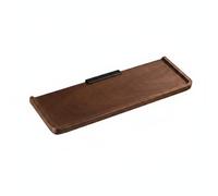 FytStycale Repisa de Pared de una Capa Decorativo Estante Madera Madera Noble Oscura sin Taladro Estante Mural Minimalista para Tocador, 90 Cm