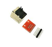 FytStycale RJ45 Módulo Adaptador Tablero PCB Terminal Electrónico Dorado para Montaje en Laboratorio Reparación Técnica Proyectos Informáticos Desarroll, No soldar