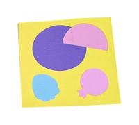 FytStycale Shape Puzzle Juego de Reconocimiento de Formas Espuma EVA Juguete Sensorial para Desarrollar Coordinación Mano-Ojo Y Aprendizaje Apto para Niños Juego, Fruta