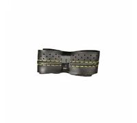 FytStycale Sobregrip Perforado Superficie Lisa Cinta Agarre Perforada Control Handle Antideslizante , Negro Con Costura Amarilla