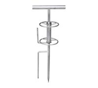 FytStycale Soporte para Manguera de Jardín, de Riego Auxiliar para Césped y Flores, Tocadiscos de Metal