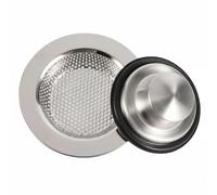 FytStycale Tapón Colador de Fregadero Diseño Perforado Cesta Coladora de Acero Inoxidable Reutilizable Cesta Antiobstrucción para Cocina