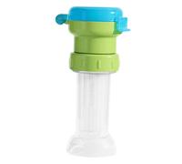 FytStycale Tapón para Botellas de Agua Infantil con de 22cm Tapa con Cierre Cubierta Twist Y Caja para Guardar Pajitas Hecho con PP Y Silicona a, Verde Azul