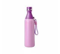 FytStycale Termo Boca Pequeña Mantiene Frío y Caliente Termo Portátil para Bebidas Doble Pared Al Vacío Cantimplora Aislante Portátil, Violeta