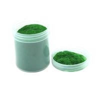 FytStycale Tion Lawn Material Decorativo en Polvo Césped y Esencial para Escenarios Texturizados en Adecuado para Construcción de Dioramas Arquitectura y Manualidades, Verde Oscuro, 3MM