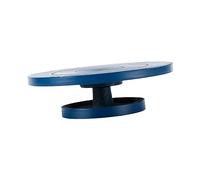 FytStycale Torno de Metal para Alfarería, Ideal para Esculpir, con Rotación Suave Y Rodamiento, Azul 10cm