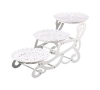 FytStycale Torre de Servir de 3 Pisos para Presentación de Aperitivos, Estilo c, Individual