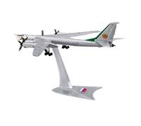 FytStycale Tupolev TU-95 Bombardero Estratégico Miniatura Aeronave Modelo Aleación Detalle Preciso con Base Adecuado para Regalo Sala Oficina, Rusia