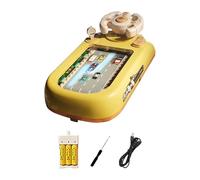 FytStycale Volante de Juguete Simulado para Niños con Botones de Sonido Didácticos Y Simulación de Manejo Juguete Educativo para Coordinación Y Conocimiento Vial, Amarillo