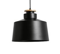 FYWRLQG Lámpara Colgante Industrial Aluminio Luz Colgante Ajustable Personalidad Araña Metal Europea con Madera Luces Suspensión para Restaurante Francés para Cocina,Comedor,Pasillo,Accesorios Hotel