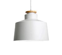 FYWRLQG Lámpara Colgante Industrial Aluminio Luz Colgante Ajustable Personalidad Araña Metal Europea con Madera Luces Suspensión para Restaurante Francés para Cocina,Comedor,Pasillo,Accesorios Hotel