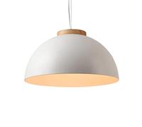 FYWRLQG Pantalla Colgante Semicircular Hierro. Lámpara Colgante Restaurante Industrial Simple Luces Suspensión Industriales Posmodernas Araña Ajustable Americana Con Madera para Barra Comedor Con Isla