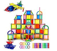 Fyxttalor Juego de Bloques Magnéticos para Niños, Juego Stem Construcciones Magnéticas para Niños 6 años+, Rompecabezas 3D Juego de Construcción Magnéticos Regalo para Niños y Niñas (234pcs)