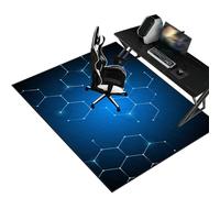 Fzamudng Alfombrilla Gaming de Suelo, Alfombra para Silla de Oficina, Oficina Alfombra de protección de Suelo, Alfombrilla para Silla para Suelos Duros, Protector Suelo Silla Ruedas 120 x 140 cm