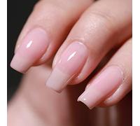 FZANEST - Esmalte de uñas de gel semipermanente LED UV UV transparente para arte de uñas, manicura (Sheer Rose Nude)
