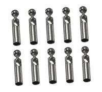 Fzaqwen 10 Piezas Umbrella Tail Beads Kit Rápido de Reparación para Puntas de Metálicas Ligero Fácil de Reemplazar Portable Adecuado para Familias, 1.57 Cm X 0.22 Cm