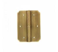 Fzaqwen 2 Piezas de Armario de Latón para Mueble para Puerta para Caja Estilo Clásico Oriental con Hoja Separable y Montaje, 4 piezas
