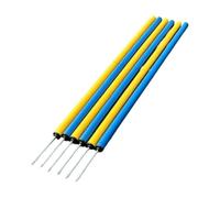 Fzaqwen 6 Piezas de Equipo de Entrenamiento de, Palos de Fútbol, de PVC Multifuncionales de Fácil Montaje para Entrenamiento de Al