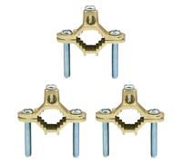 Fzaqwen Abrazadera de Tubo de Puesta a Tierra, Hardware de 1/2" a 1", Profesional, Accesorios para Usar, Conexión de Puesta a Tierra, Abrazadera de, 3 Piezas