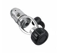 Fzaqwen Adaptador de Regulador de Buceo Regulador Etapa Válvula Cabezal 4 Puertos Configuración Flexible con Piston Estable Respiración Suave Construcción