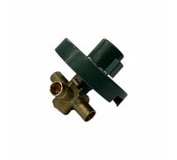 Fzaqwen Adaptador de Válvula de Ducha Cuerpo Empotrado de Latón con Conexión de 1/2 Pulgadas Base de Fontanería Oculta para Montaje en Pared Ajuste Compacto