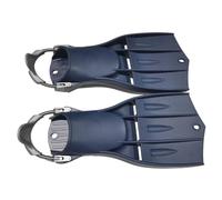 Fzaqwen Aletas de Buceo Aletas Flippers con Correas de Resorte Ajustables y Propulsión Potente en TPE Adecuadas para Esnórquel Entrenamiento en Piscina , Azul Grisáceo , XS/S 35-38