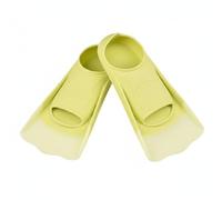 Fzaqwen Aletas de Natación Silicona Flippers para Entrenamiento Avanzado Material Suave Drenaje Preciso Recomendada para Niño y Adulto en Piscina Mar y Formación de Buceo , Amarillo , XL