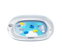 Fzaqwen Alfombra de Juego Sensorial Acuática para Gatos, Juguete Inflable para Gatos Y Perros, Alfombra de Verano Mejorada Y Más Gruesa para Refrescar a, Azul, XL