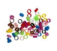 Fzaqwen Anillos de Pie de Paloma Etiquetas Anillos de Reconocimiento de Pájaros Al Azar, Estilo a
