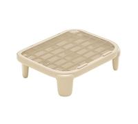 Fzaqwen Base Rejilla para | Antidispersión, Ventilada, Alfombra Arenera para s, Apartamentos, Beige