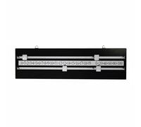 Fzaqwen Billiards Scoreboard Marcador Manual Clásico de Puntuación Tablero Rectangular con Doble Deslizador Números y Fáciles de Leer Adecuado para Clubes Sala de Juegos, Negro