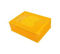 Fzaqwen Caja de Aves de Corral, Caja de Transporte, Transportista de Transporte de Liquidación de Múltiples Postes, Canasta de Transportista de Aves de Corral, Amarillo