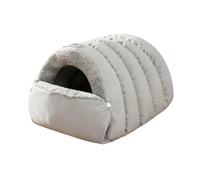 Fzaqwen Cama para Gato Cueva de Terciopelo Lavable Nido Extraíble Que Ofrece Sensación Descanso Soledad Casas en Invierno, S