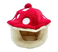 Fzaqwen Cats de Gatos Semi Cerrados Cats Cave Bed en Forma de Champiñón Ligero Anti Slip Bottom Cave Cave Cave Cave Cave Bed para Gatos