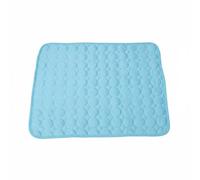 Fzaqwen Cojín para Mascotas con Tejido Colchoneta Ligera Fácil de y Uso Multifuncional Adecuado para Perros y Gatos en el Sofá Suelo Transporte, Azul Claro, M