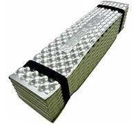 Fzaqwen Colchoneta para Acampar Esterilla Plegable Colchón Foam Aluminio Aislamiento Térmico Diseño Ergonómico Cómoda Adecuada para Camping Trekking y Días de Campo, Verde Militar