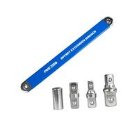 Fzaqwen Conjunto de Llave de Extensión de Extensión de Extensión 15 Conjunto de Llave de Extensión Universal de Acero Resistente Universal Llave de Trinquete, Azul