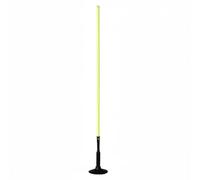 Fzaqwen Cono de Entrenamiento para Niños Poste de Ejercicios de y Reacción Control del Balón y Suaves Base Ancha con Estaca PVC y Acero Instalación Simple, Verde, 1.5 Metros