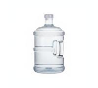 Fzaqwen Contenedor Portátil de Agua con Botella Bidón y Garrafa Fabricado en Policarbonato Transparente para Facilitar el Control del Líquido Adecuado para Hogar Oficina, 18.9 Litros