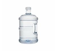 Fzaqwen Contenedor Portátil de Agua con Botella Bidón y Garrafa Fabricado en Policarbonato Transparente para Facilitar el Control del Líquido Adecuado para Hogar Oficina, 7.5 Litros