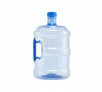 Fzaqwen Cubeta para Beber Dispensador Garrafa Depósito Contenedor Agua Potable Tapa con Rosca Plástico Pet Adecuado para Excursiones Recreativas, 10L, Mascota Grande