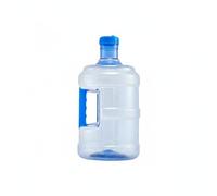Fzaqwen Cubeta para Beber Dispensador Garrafa Depósito Contenedor Agua Potable Tapa con Rosca Plástico Pet Adecuado para Excursiones Recreativas, 5L, Mascota Grande